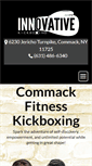 Mobile Screenshot of innovativekickboxing.com